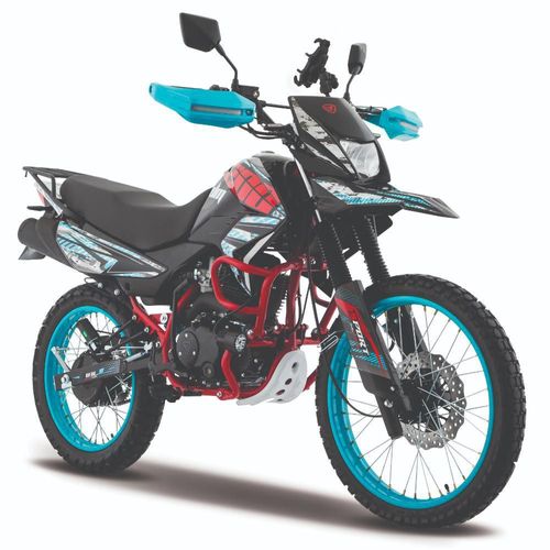 Motocicleta Doble Propósito Italika DM200 Con GPS Azul