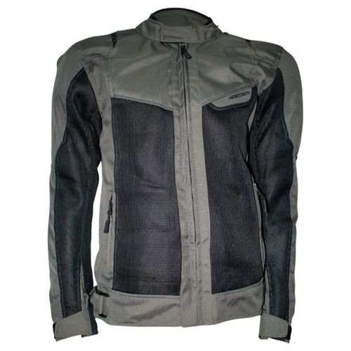 Chamarra Motociclista Hebotech Chicago Gris M