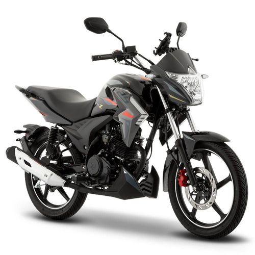 Motocicleta Urbana Italika 125Z Gris con Negro con GPS