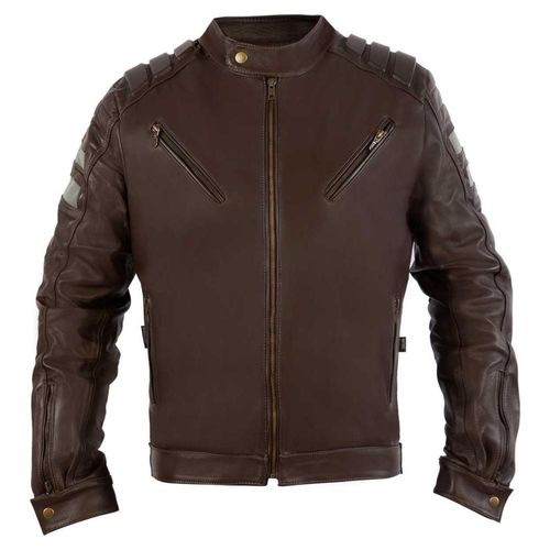 Chamarra hombre Biker moto piel reflejantes Workland Café