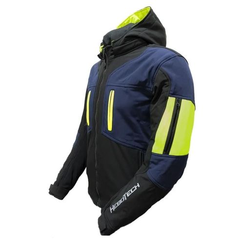CHAMARRA PARA MOTOCICLISTA SOFTSHELL SM LUZERN AZUL