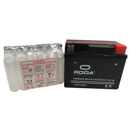 Acumulador Mf Con Electrolito (Ytx5L-Bs) Roda 12V 4A