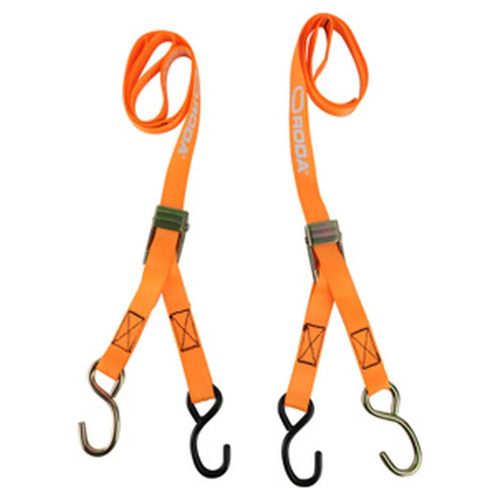 Sujeta Motos Set (Tie Downs) Naranja 1.42 Mts