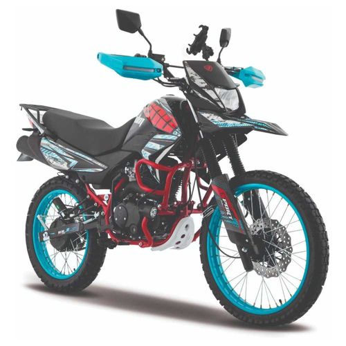 Motocicleta Doble Propósito Italika DM200 Azul