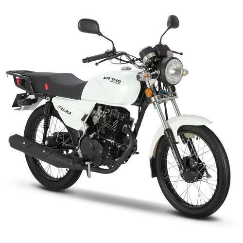 Motocicleta de Trabajo Italika DT150 Delivery Blanca