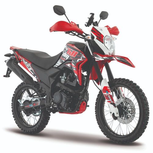 Motocicleta Doble Propósito Italika DM150 Roja