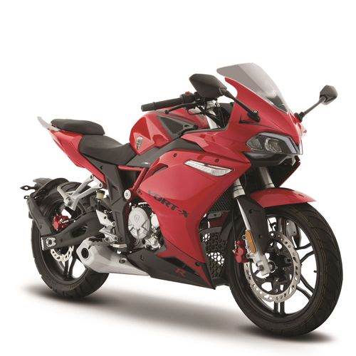 Motocicleta Deportiva Italika Vort-X 300R Roja con Negro